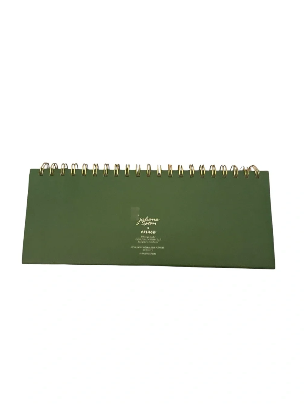 Floral Bee Desktop Weekly Planner Undated NWOT